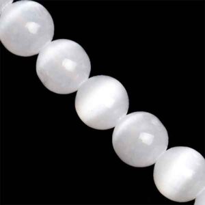 Selenita Bola 6mm- 34cm aprox  (1 tira)