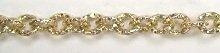 Cadena Aluminio K16303 Dorada 7.35x6mm (1 mto)