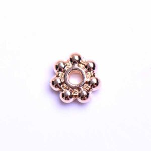 Pewter DO Roseta Flor 6mm- 60 pzas aprox (10 gramos)