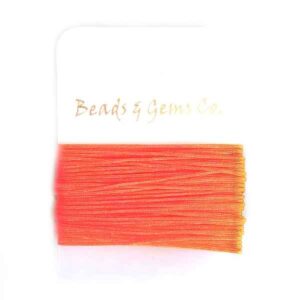 Cordon Italiano Delgado 1.2mm  16- Naranja (5 mts)
