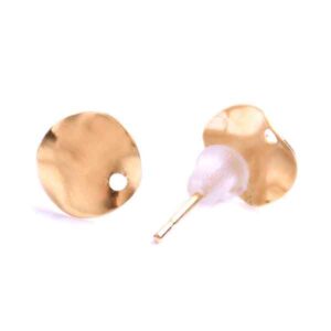 B.ORO 18K BF74 Arete Poste Circulo 8mm (1 par)