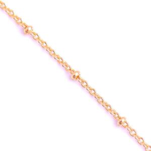 B. ORO 18K BCH031 Cadena 235CH -26cm aprox (1 grm)