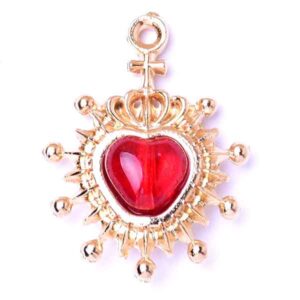 ME. Zamak DO Medalla Sagrado Corazon 21mm (1 pza)