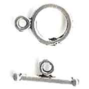 BR.15 Pewter PA Broche T mini 10mm (6 pzas)