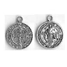ME.7 Pewter PA Medalla SAN BENITO CHICA 18mm (3 pzas)
