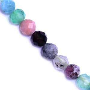 Agata Fac. Bola 3mm- Mix #1- 39.5cm aprox (1 tira)