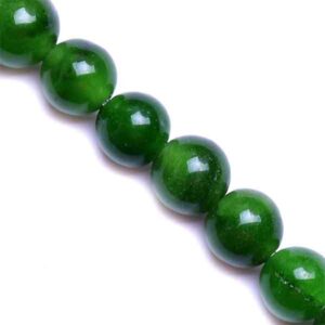 Jade Bola 8mm Verde 37cm aprox. (1 tira)