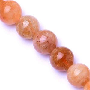 LD642 Citrino Bola 8mm 38cm aprox.(1 tira)