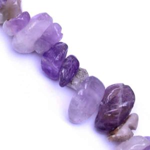 10 Chip Amatista 3-5mm- 41cm aprox. (1 tira)