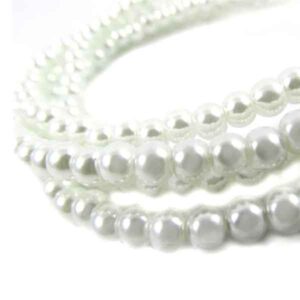 Cristal Perla 10mm 01-Blanco 41cm aprox. (1 tira)
