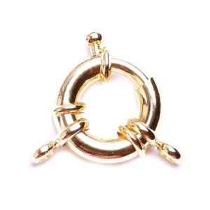 Broche Q Marinero 15mm Dorado (1 pza)