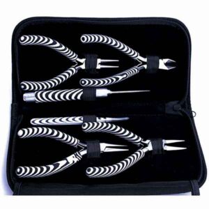 PLZSET-Beadsmith Juego de Pinza Zebra 24cm (1 pza)