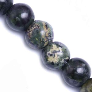 Jade Sureño Bola 10mm 37cm aprox.  (1 tira)