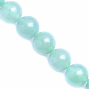 Aventurina Bola 10mm Verde- 35cm aprox (1 tira)