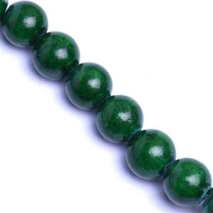 Jaspe Bola 6mm Verde 37cm aprox. (1 tira)