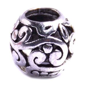 CU Pewter PA Cuenta Rama 10mm (2 pzas)