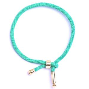Pulsera de Cordon Verde 4mm- 25cm (1 pza)