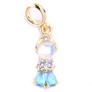 Micropave 06C Princesa 17mm- Dorado (1 pza)