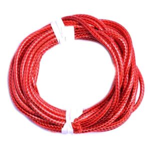 Cordon Encerado 2.5mm Rojo (3 mts)
