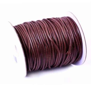 Rollo Cordon Encerado 1.5 aprox 140 mts - Café (1 rollo)