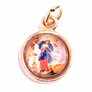 ME Zamak DO Medalla Circulo 10mm- Desatanudos (2 pzas)