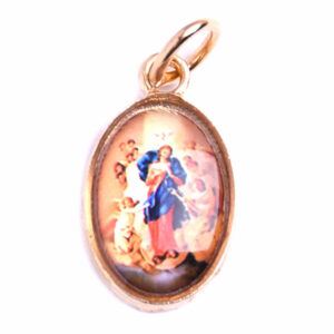 ME. Zamak DO Medalla Oval 15mm- Desatanudos (2 pzas)