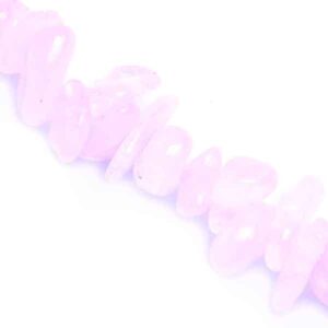 Chip Cuarzo Rosa 3-5mm 41cm aprox. (1 tira)