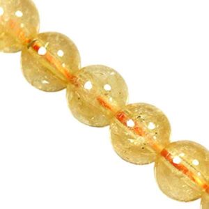 LD445 Citrino Bola 4mm 39cm aprox (1 tira)