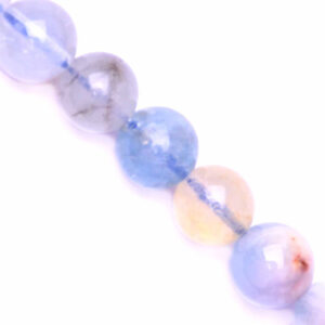LD583 Aquamarina Bola 6mm 35cm aprox (1 Tira)