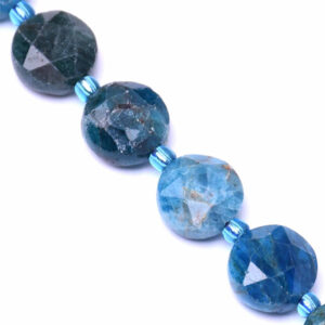 LD762 Apatite Moneda Fac 10mm (1 tira))