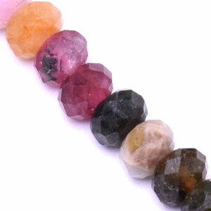 LD772 Turmalina Rainbow Rondel Fac 3x4mm (1 tira)