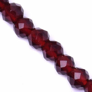 Rosenthel Cristal Bola Fac 3mm Vino  (1 tira)
