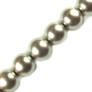 Cristal Perla 4mm 39-Beige- 41cm aprox  (1 tira)