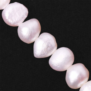 Perla de Rio Blanca Irregular 6-7mm- 34cm aprox (1 tira)