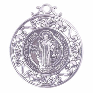 ME Pewter PA Medalla San Benito 40mm (1 pza)