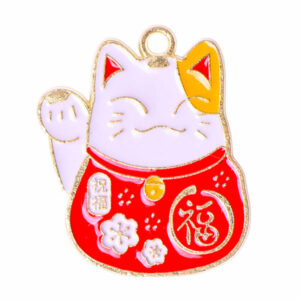 Esmalte Dije Gatito Suerte 28mm (1 pza)