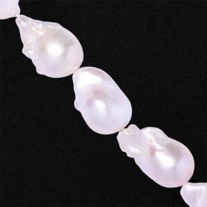 LDP Perla Barroca Blanca 27-34mm- 20cm aprox (1 tira)