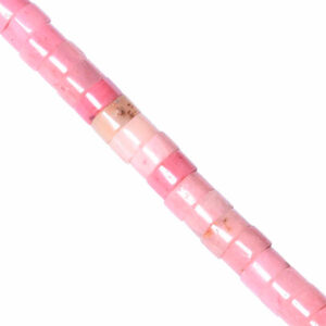07 Rhodanita Rosa Heishe 2x4mm-38cm aprox (1 tira)