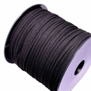 Rollo Gamuza 2.5mm- Negra 90 metros (1 rollo)