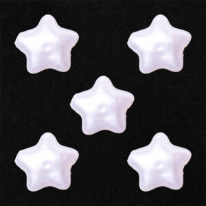 12 Acrilico Estrella Blanco 12mm Blanco (20 grm)