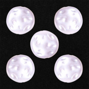 20 Acrilico Moneda Blanca 18mm aprox (14 pzas)