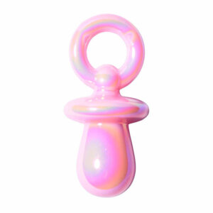 Acrilico Baby Shower Chupon Rosa AB 32mm  (1 pza)