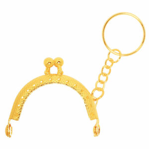 Asa de Bolsa "U" 50mm con argolla Llavero cm Dorada (1 pza)
