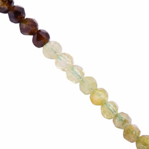 LD Granate Verde 3 tonos Bola Fac. 4mm- 19cm aprox (1 tira)
