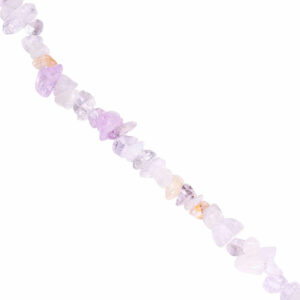 Flourita Blanca Chip 3-5mm- 41cm aprox (1 tira)