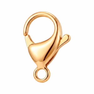 Acero Broche Ballena 14mm Dorado (5 pzas)