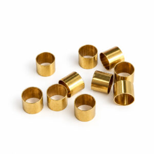 Tubo 5x5mm Dorado (10 pza)
