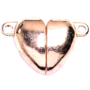 Broche imán Corazón Dorado (2 pza)