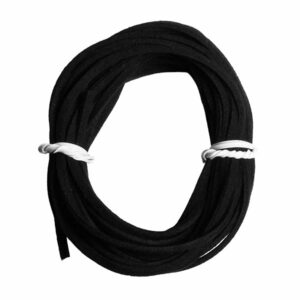 Rollo Gamuza 2.5mm- Negra (5 mts)