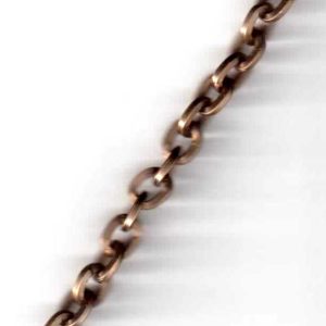 Cadena Aluminio A1528 (6X8) Oro Viejo (1 mto)